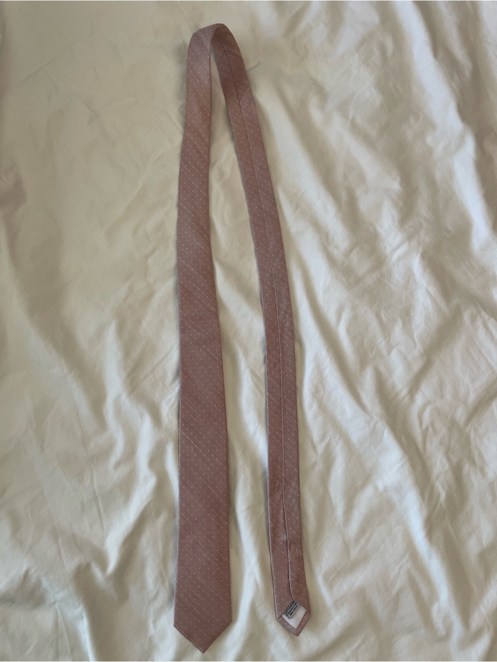The Tie Bar Dusty Rose Micro-Pattern Tie - Picture 3 of 7